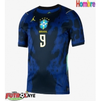 Camiseta Brasil Matheus Cunha #9 Visitante Equipación Mundial 2026 manga corta